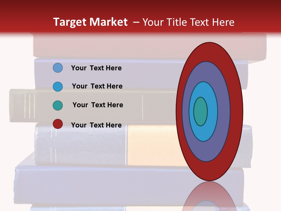 Spreadsheet Concept Pile PowerPoint Template