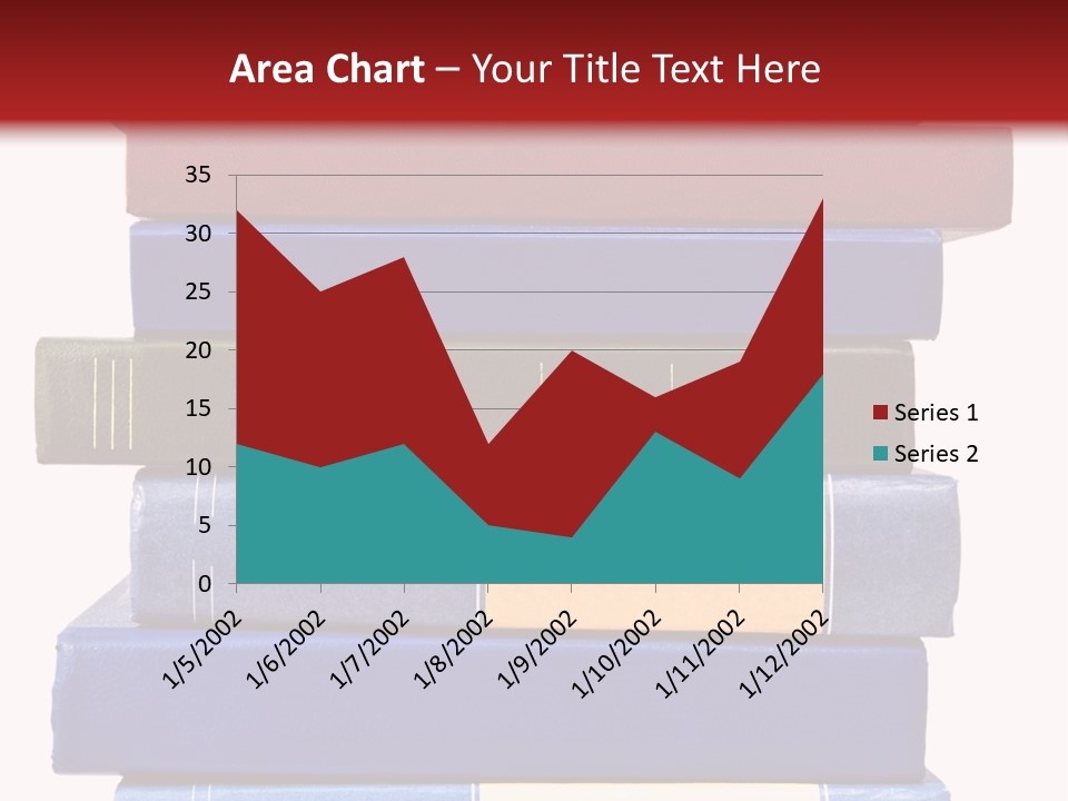 Spreadsheet Concept Pile PowerPoint Template