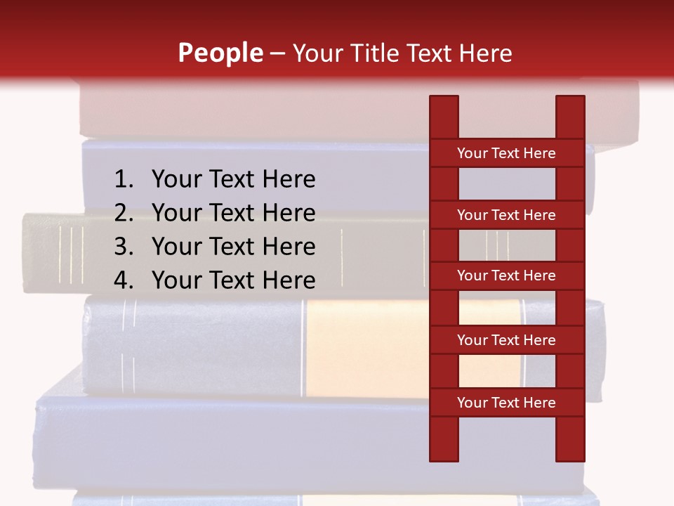 Spreadsheet Concept Pile PowerPoint Template