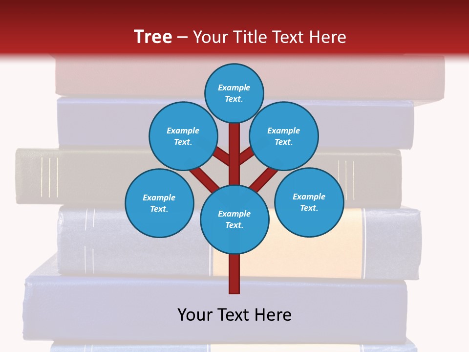 Spreadsheet Concept Pile PowerPoint Template