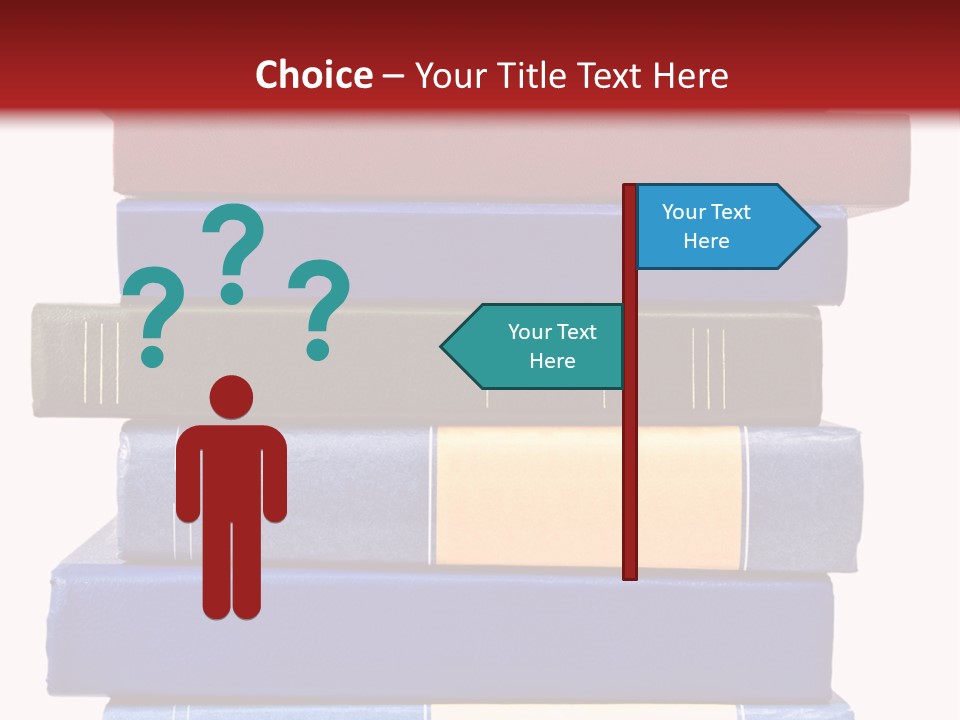 Spreadsheet Concept Pile PowerPoint Template