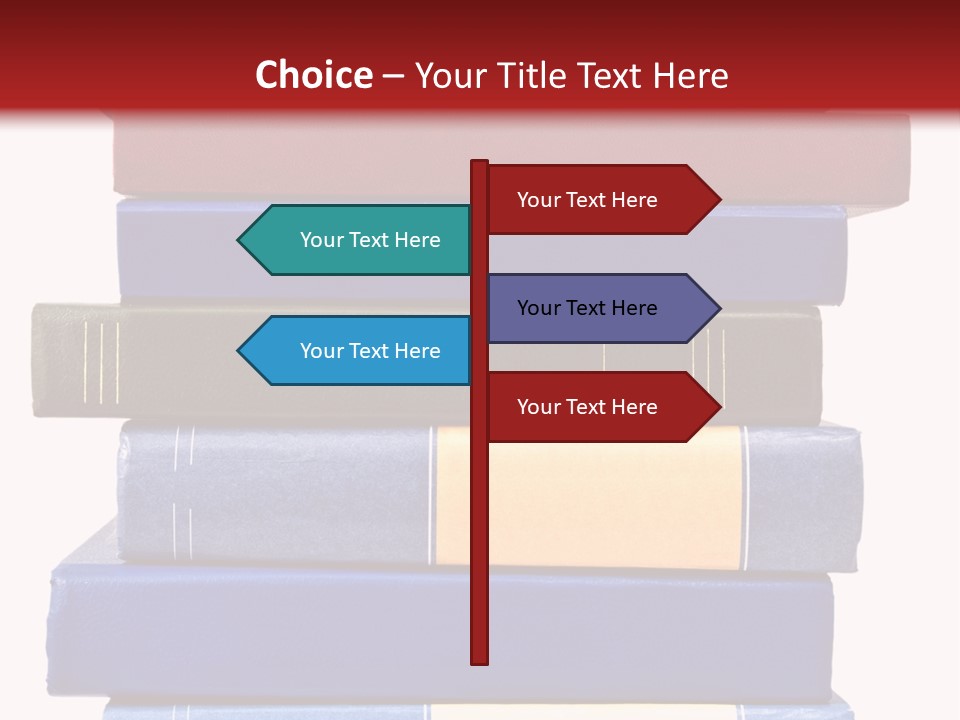 Spreadsheet Concept Pile PowerPoint Template