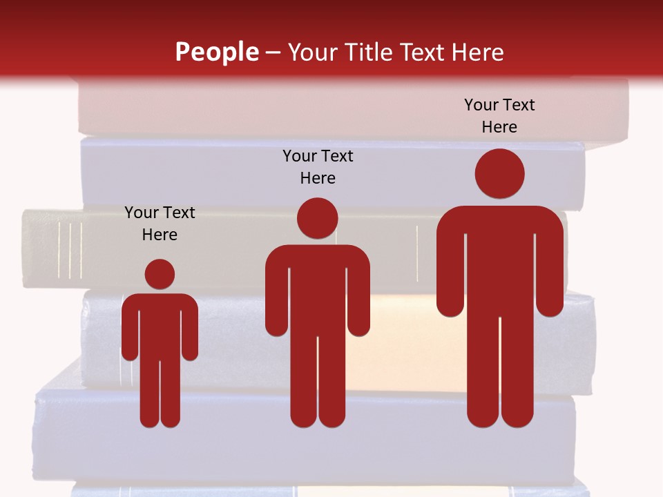 Spreadsheet Concept Pile PowerPoint Template