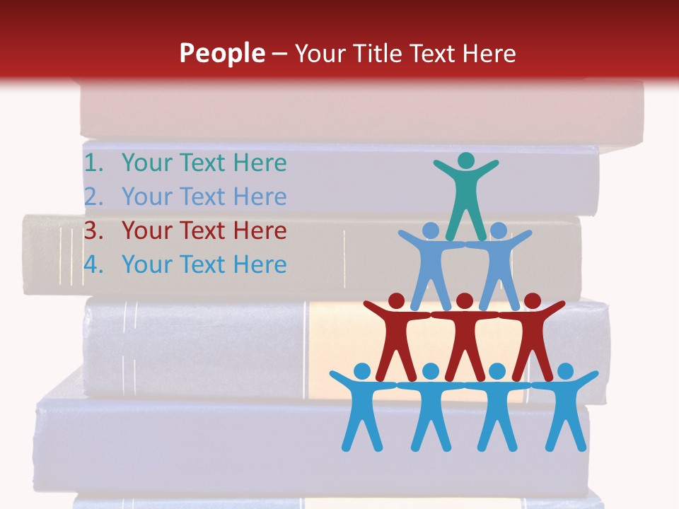 Spreadsheet Concept Pile PowerPoint Template