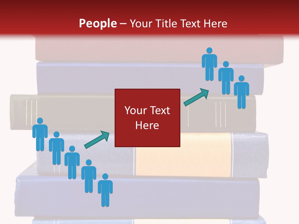 Spreadsheet Concept Pile PowerPoint Template