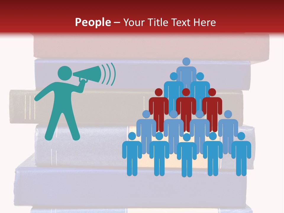 Spreadsheet Concept Pile PowerPoint Template