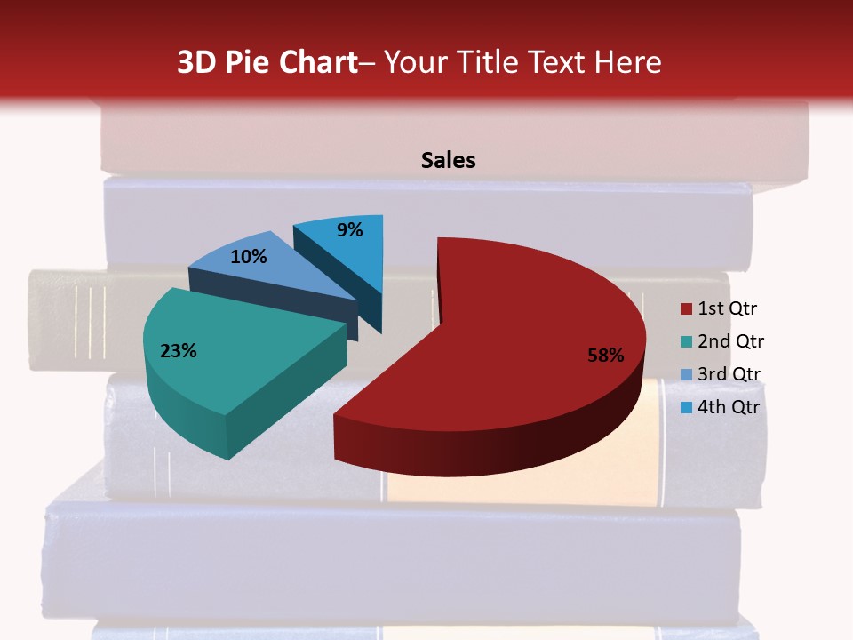Spreadsheet Concept Pile PowerPoint Template