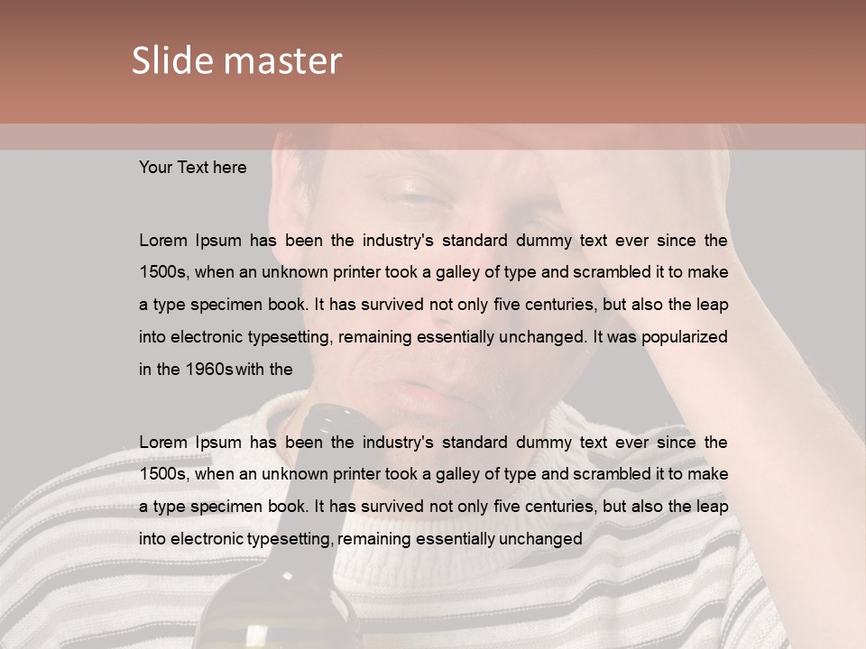 Empty Face Humor PowerPoint Template