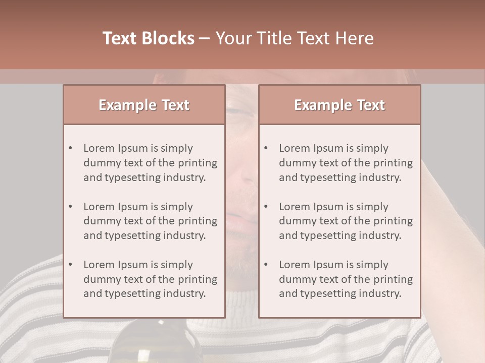 Empty Face Humor PowerPoint Template