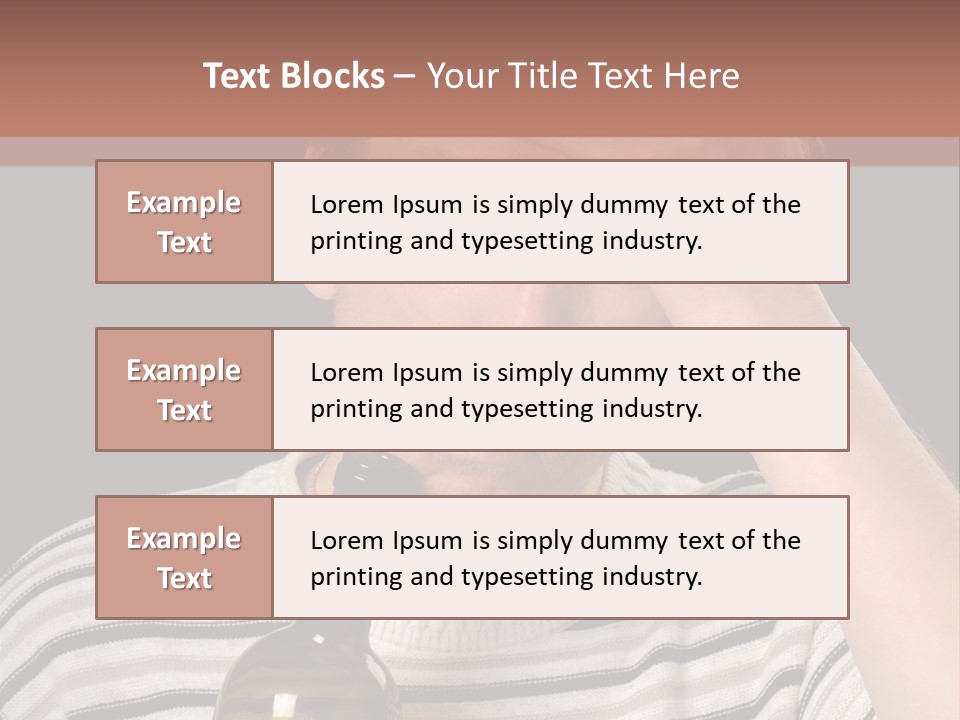 Empty Face Humor PowerPoint Template