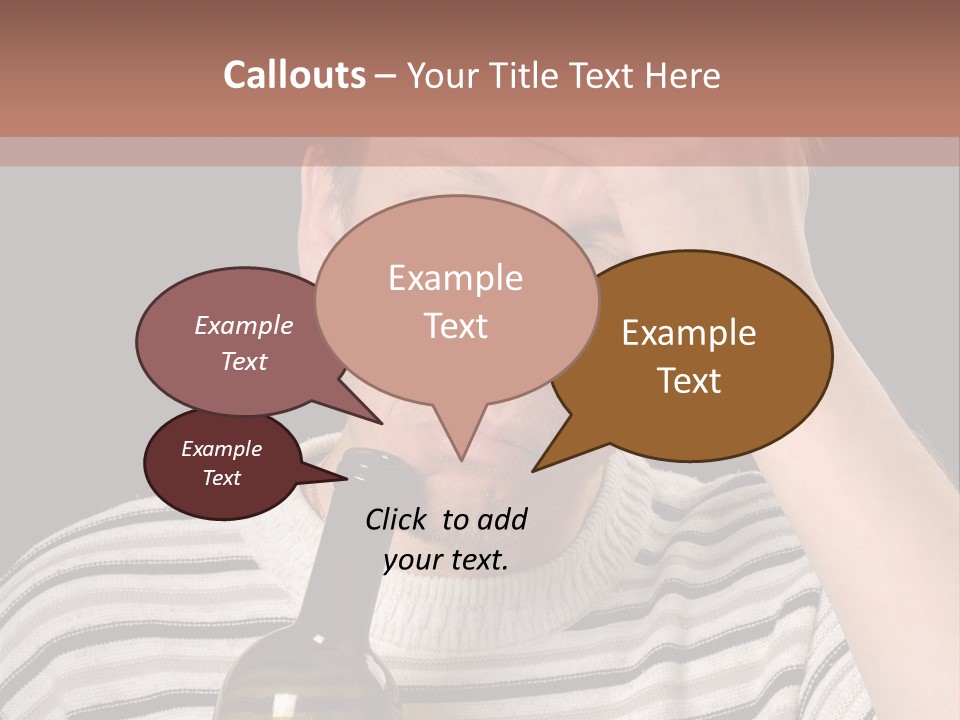 Empty Face Humor PowerPoint Template