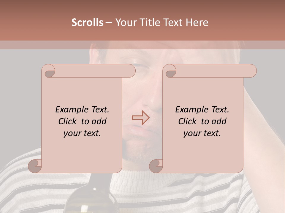 Empty Face Humor PowerPoint Template