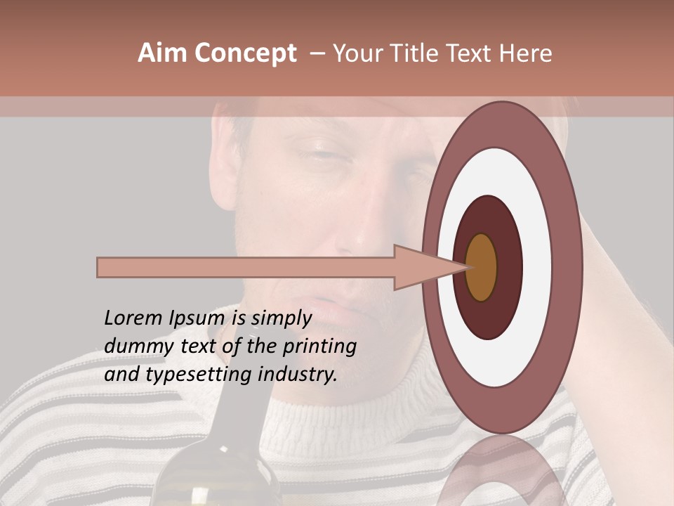 Empty Face Humor PowerPoint Template