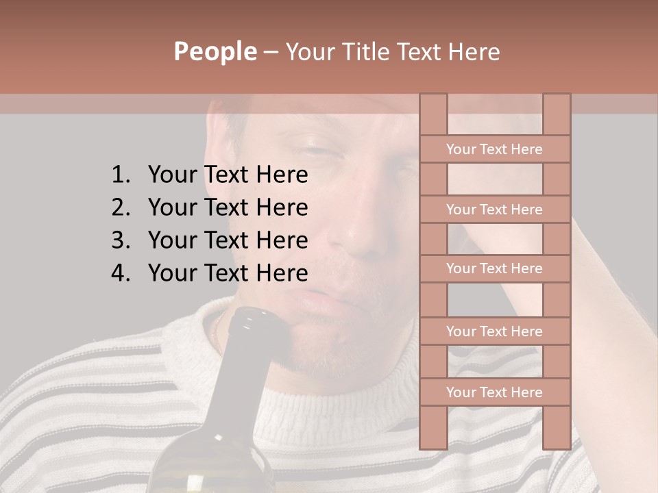 Empty Face Humor PowerPoint Template
