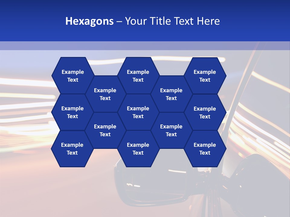 Movement Cityscape Racing PowerPoint Template