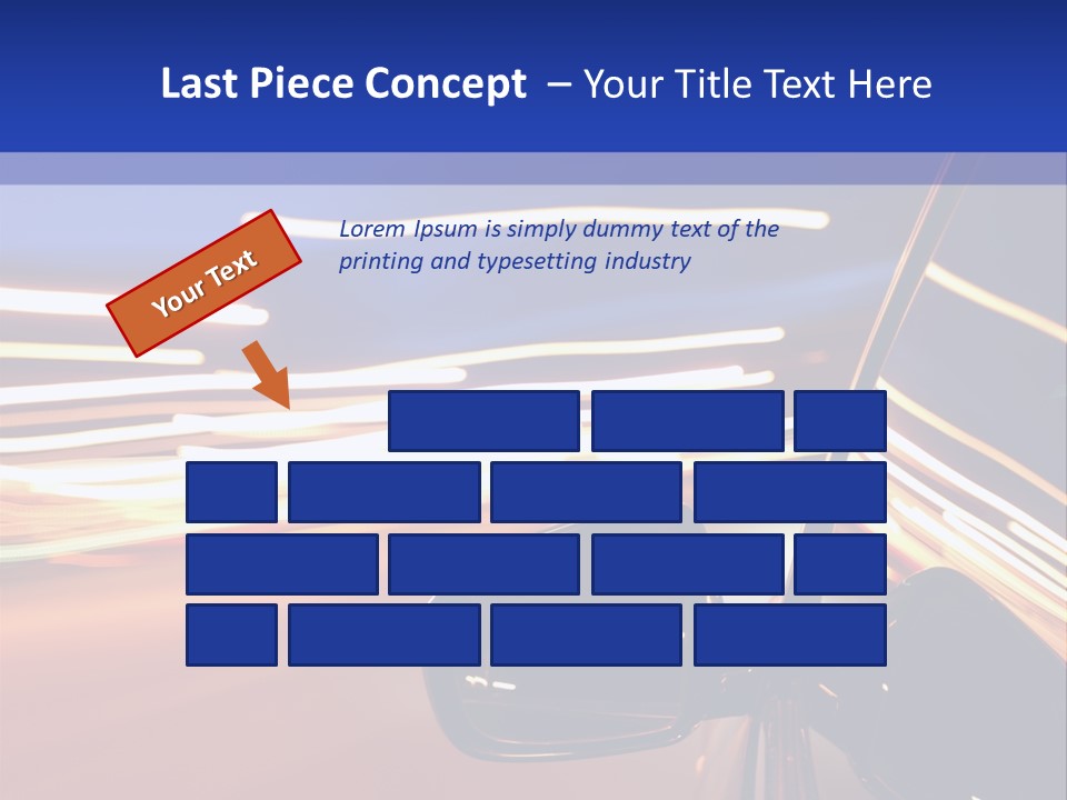 Movement Cityscape Racing PowerPoint Template