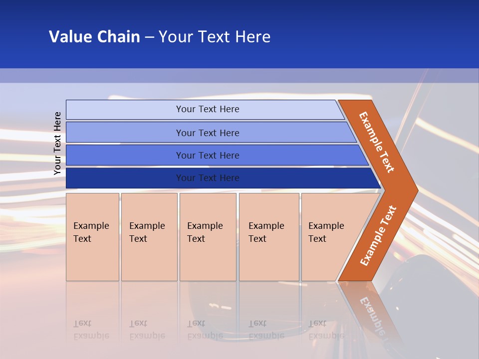 Movement Cityscape Racing PowerPoint Template