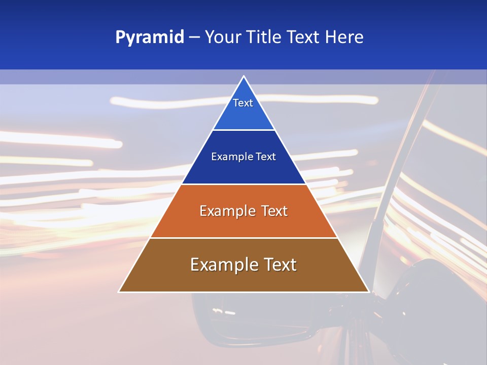 Movement Cityscape Racing PowerPoint Template