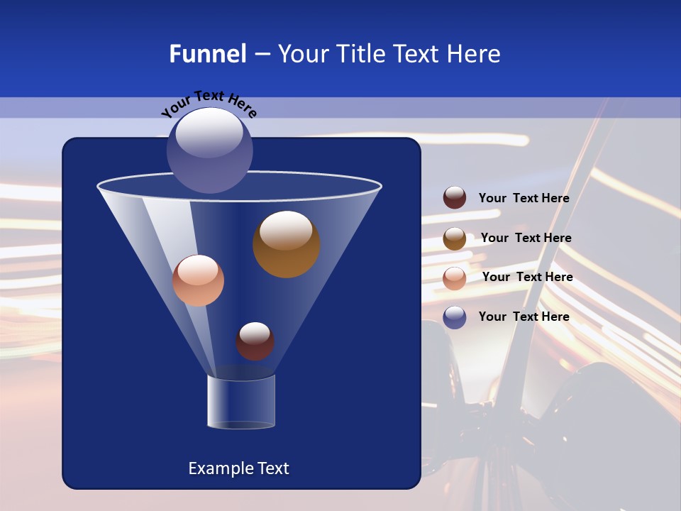 Movement Cityscape Racing PowerPoint Template