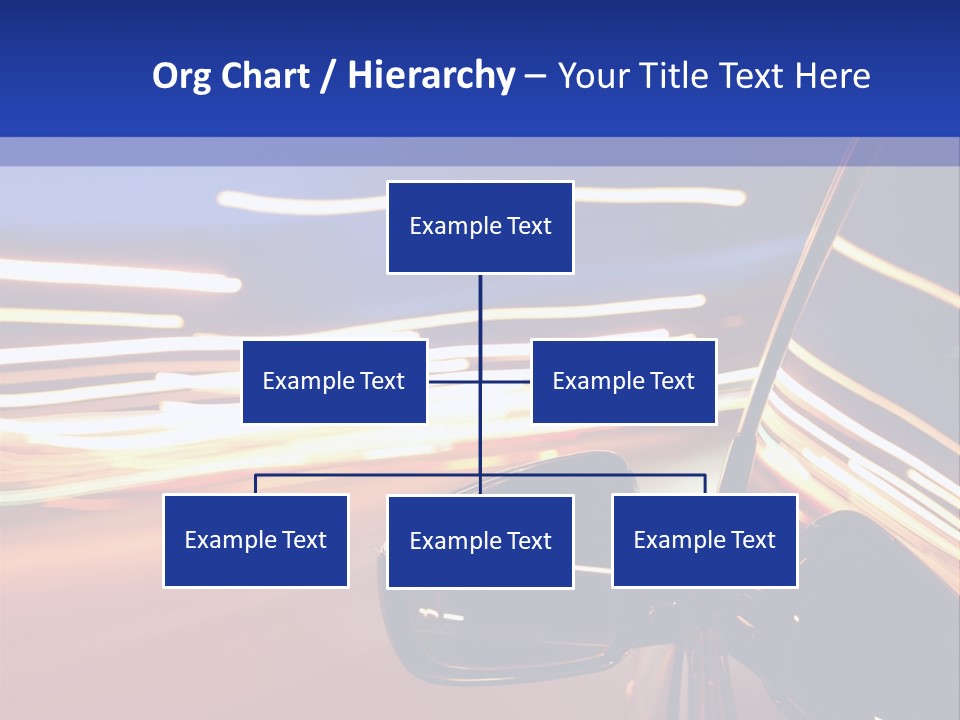 Movement Cityscape Racing PowerPoint Template