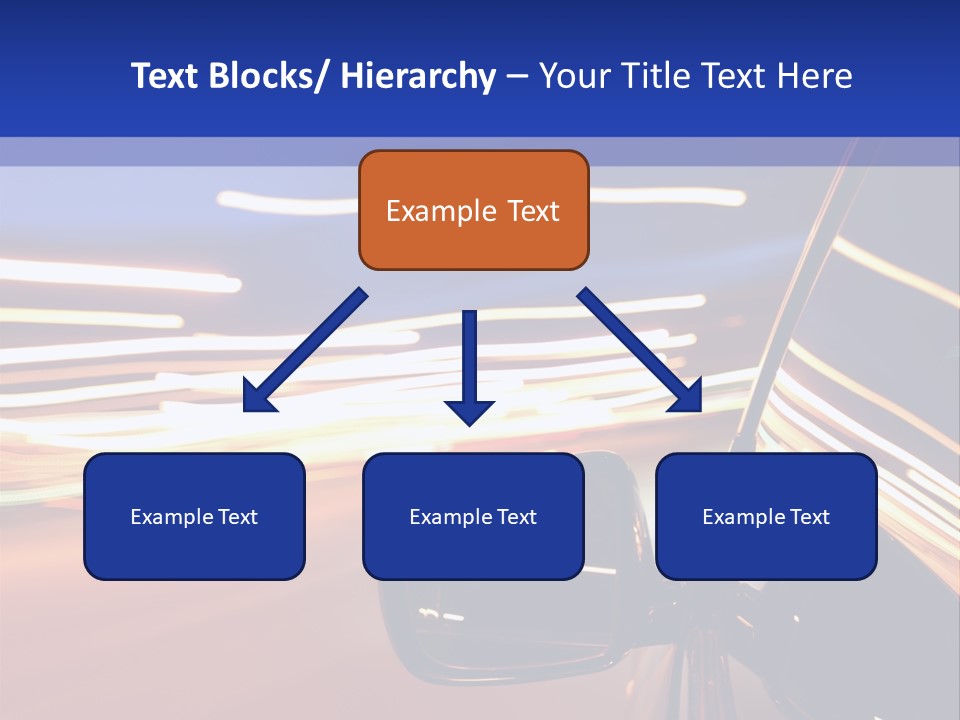 Movement Cityscape Racing PowerPoint Template