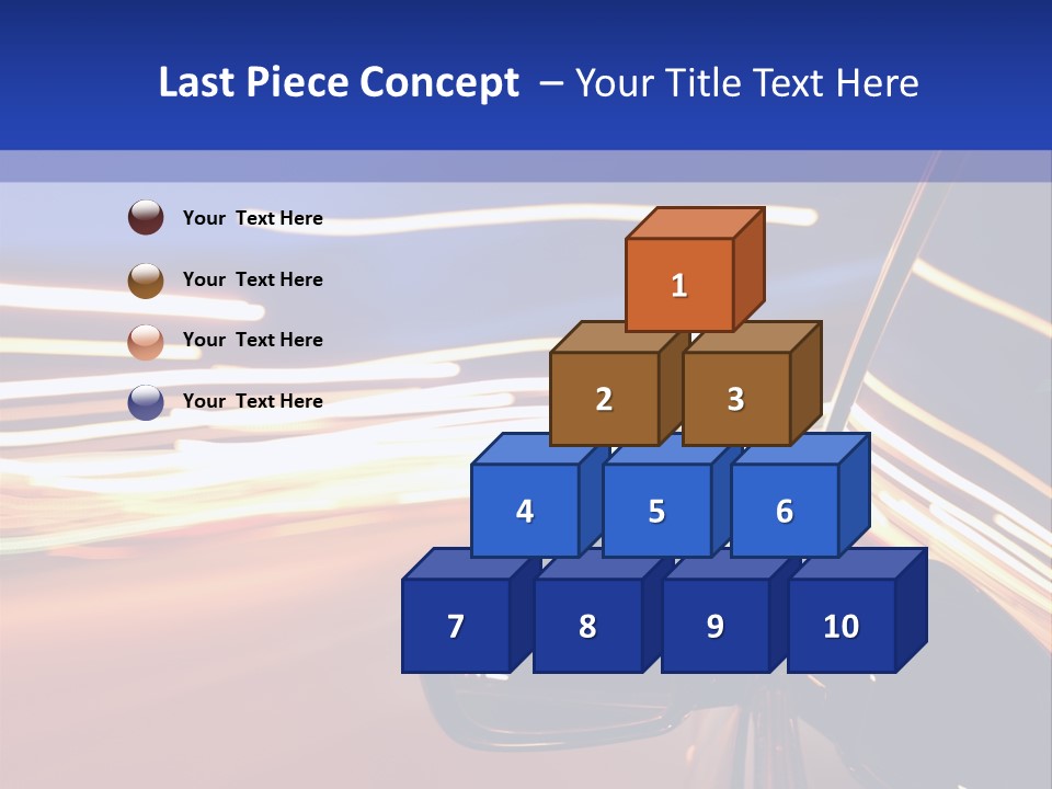 Movement Cityscape Racing PowerPoint Template