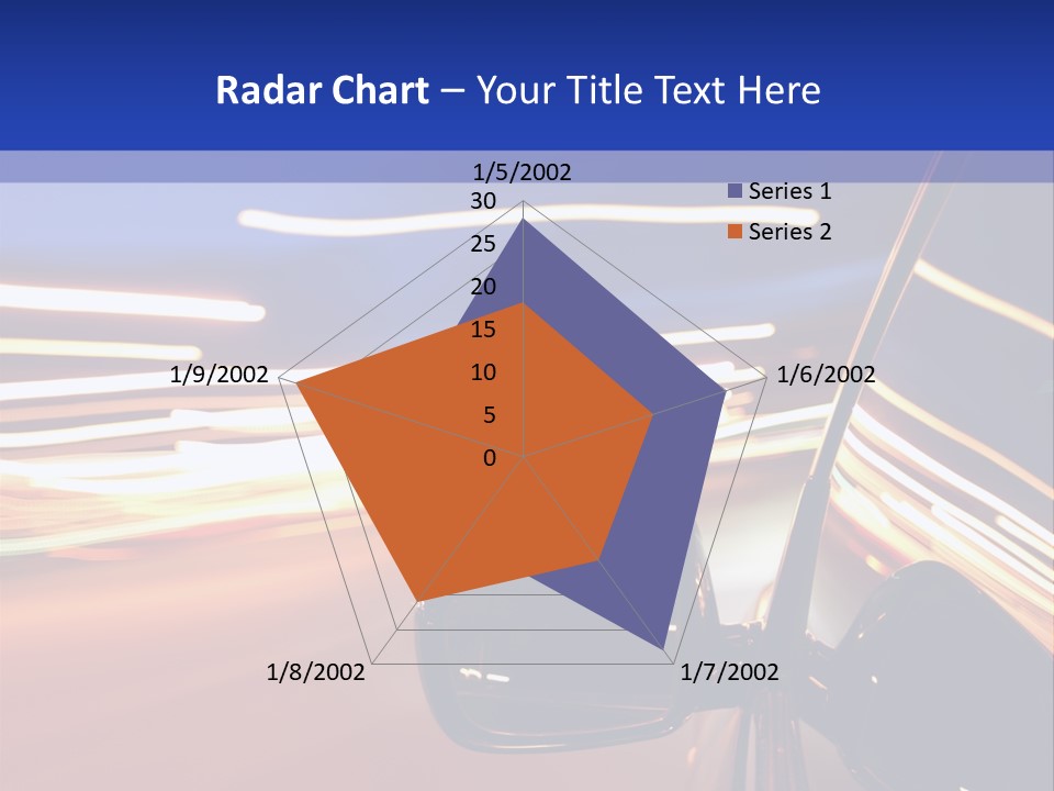 Movement Cityscape Racing PowerPoint Template
