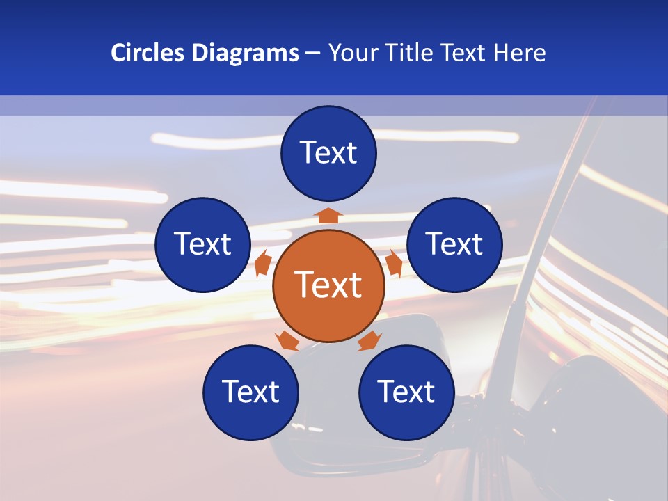 Movement Cityscape Racing PowerPoint Template