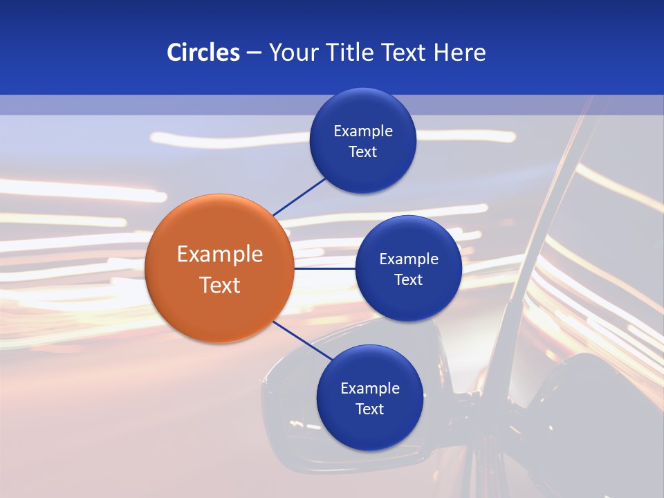 Movement Cityscape Racing PowerPoint Template