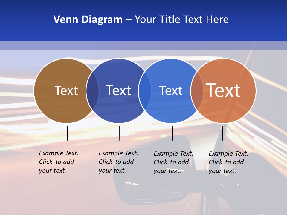 Movement Cityscape Racing PowerPoint Template