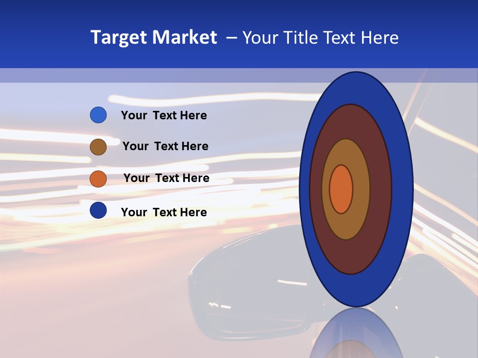 Movement Cityscape Racing PowerPoint Template