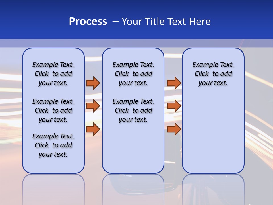 Movement Cityscape Racing PowerPoint Template
