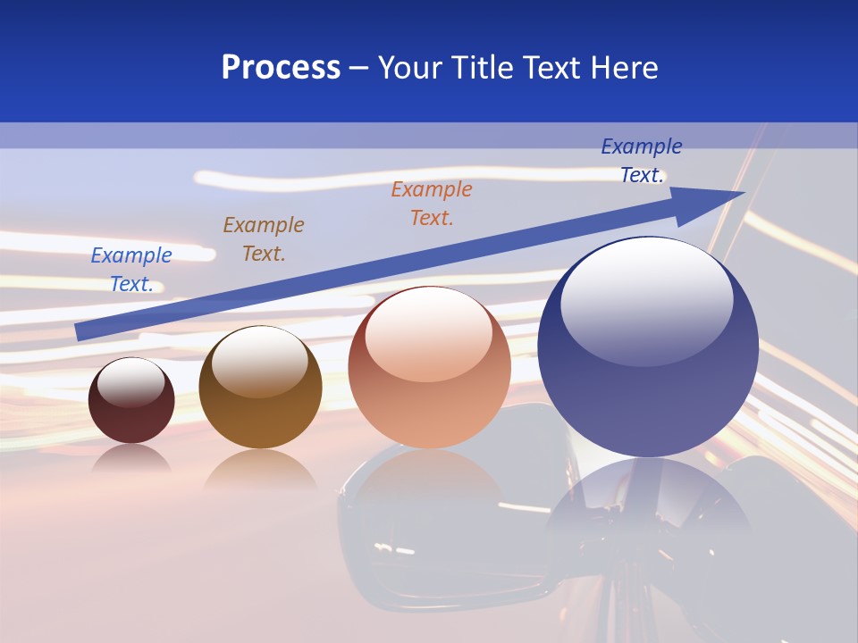 Movement Cityscape Racing PowerPoint Template
