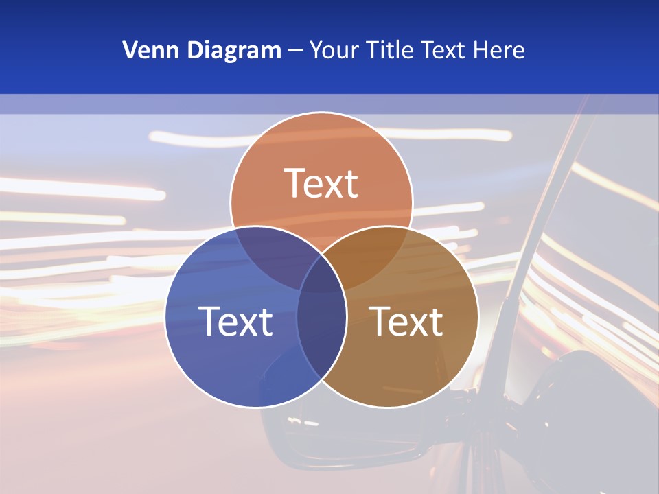 Movement Cityscape Racing PowerPoint Template