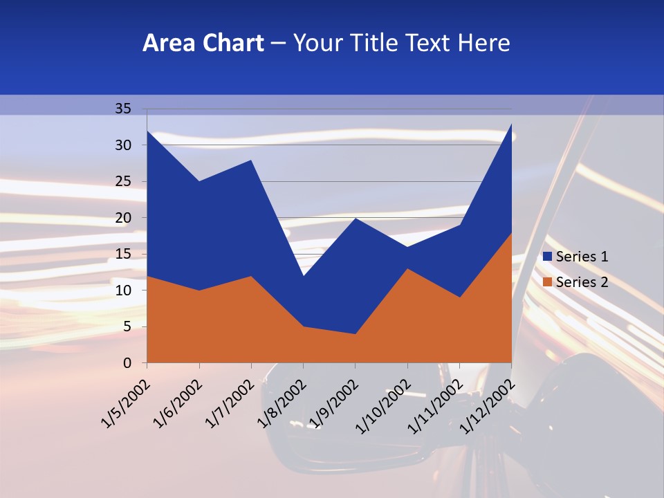 Movement Cityscape Racing PowerPoint Template