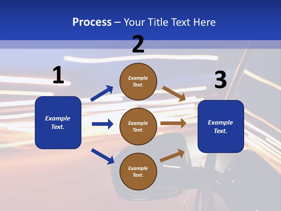 Movement Cityscape Racing PowerPoint Template
