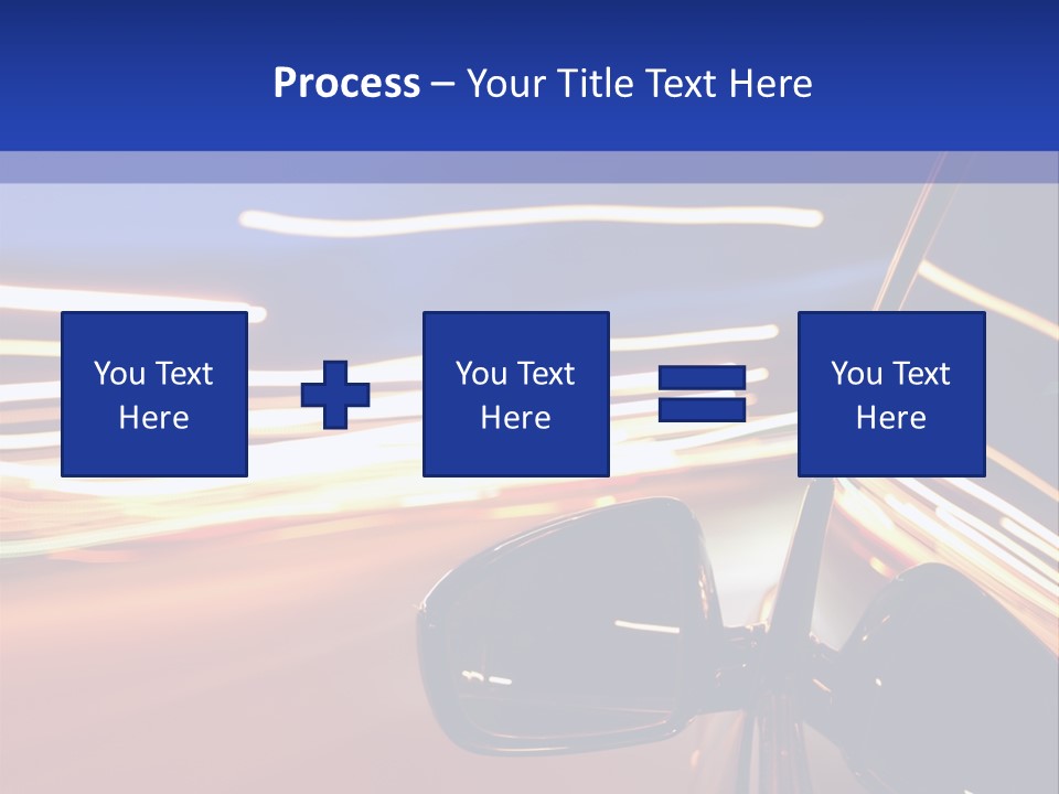 Movement Cityscape Racing PowerPoint Template