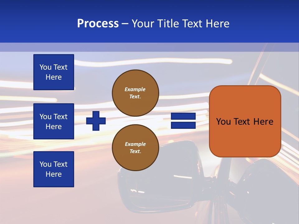 Movement Cityscape Racing PowerPoint Template