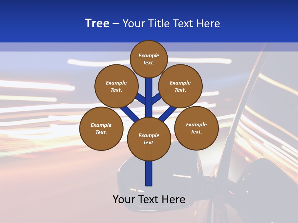 Movement Cityscape Racing PowerPoint Template