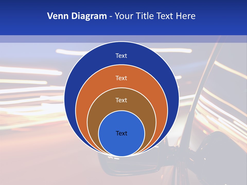 Movement Cityscape Racing PowerPoint Template