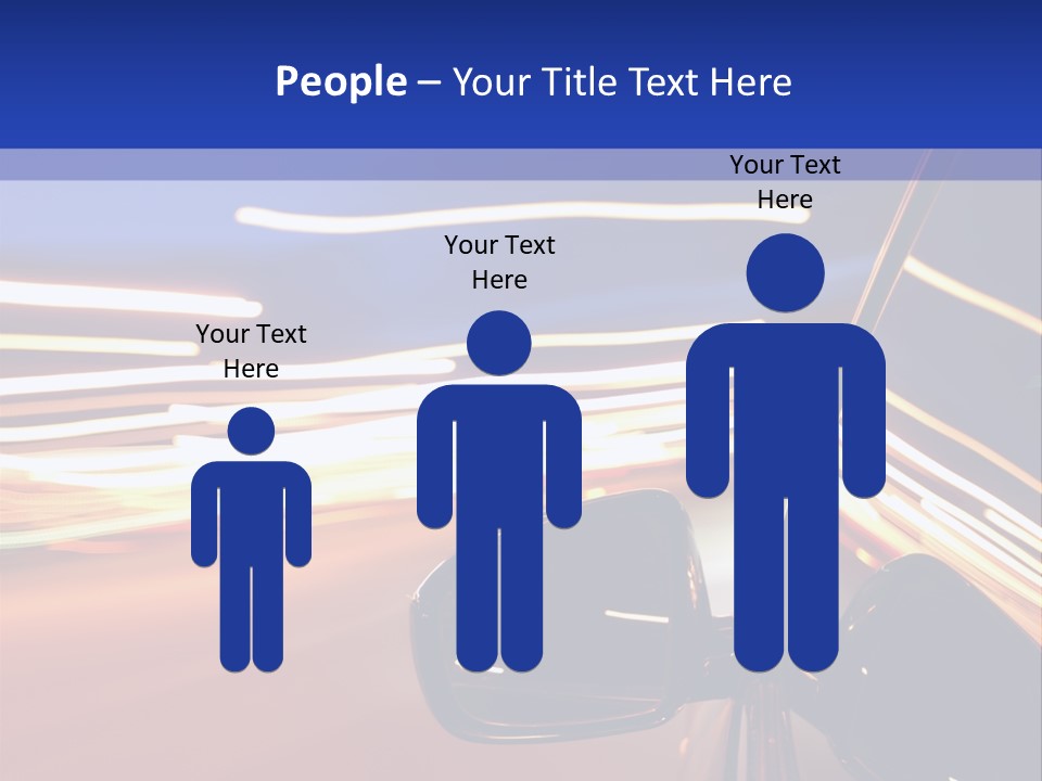 Movement Cityscape Racing PowerPoint Template