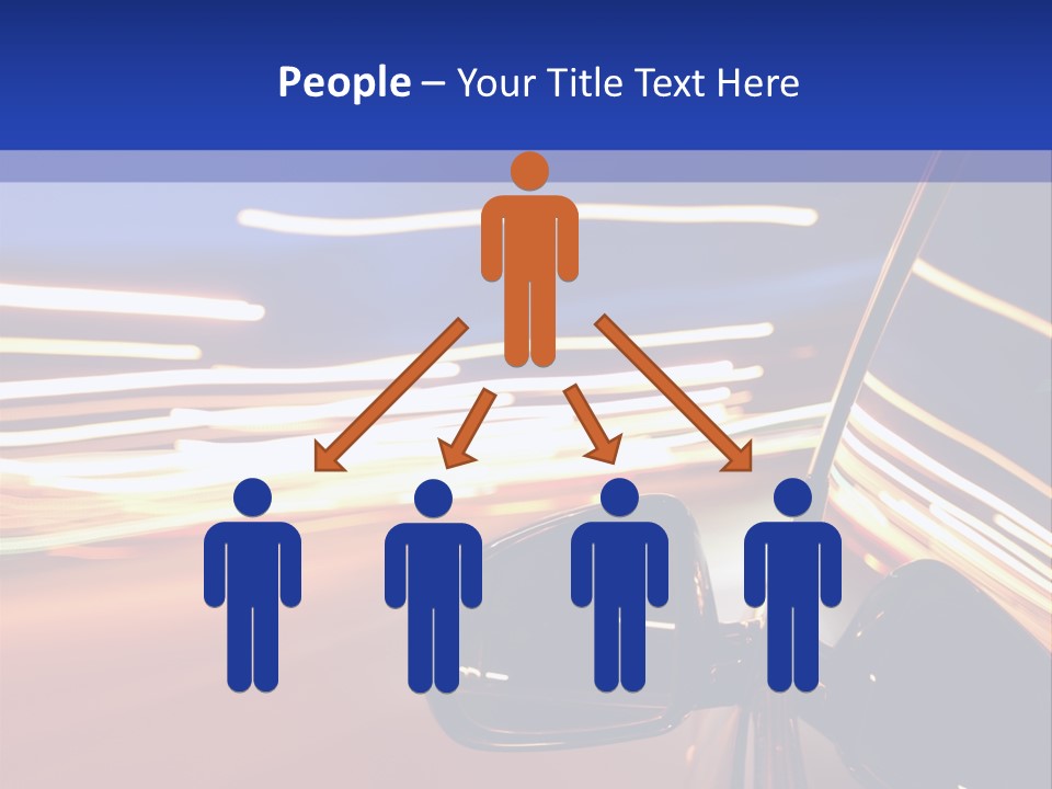 Movement Cityscape Racing PowerPoint Template