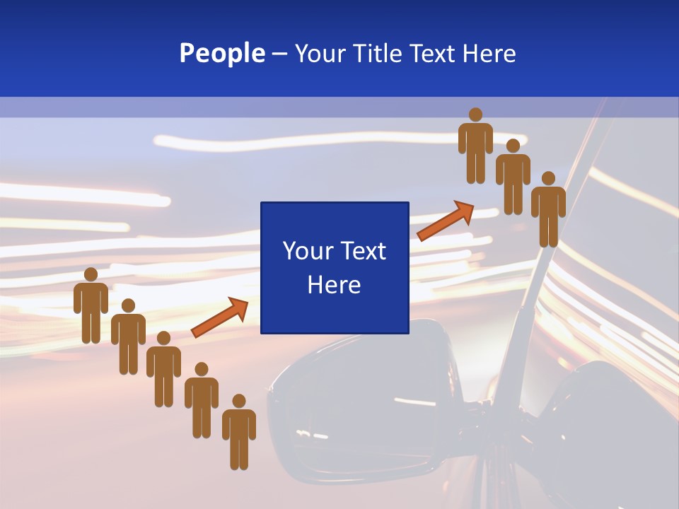 Movement Cityscape Racing PowerPoint Template