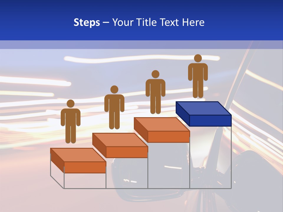 Movement Cityscape Racing PowerPoint Template