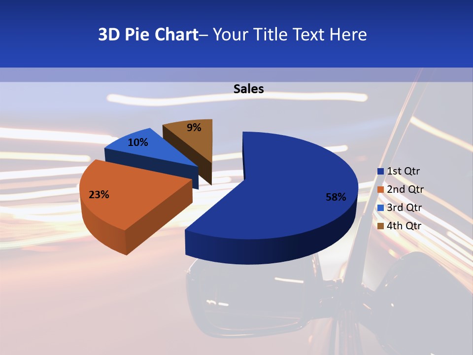 Movement Cityscape Racing PowerPoint Template