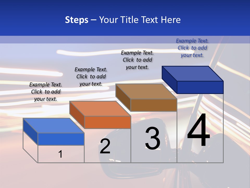 Movement Cityscape Racing PowerPoint Template