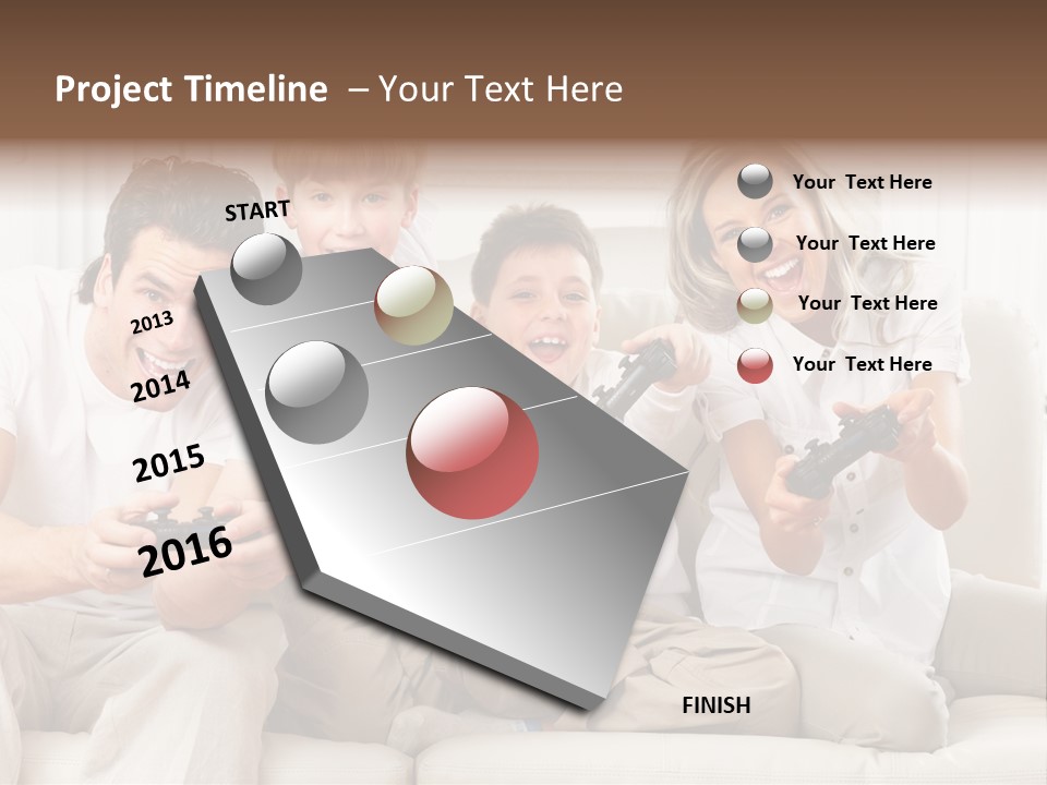 Computer Relationship Woman PowerPoint Template