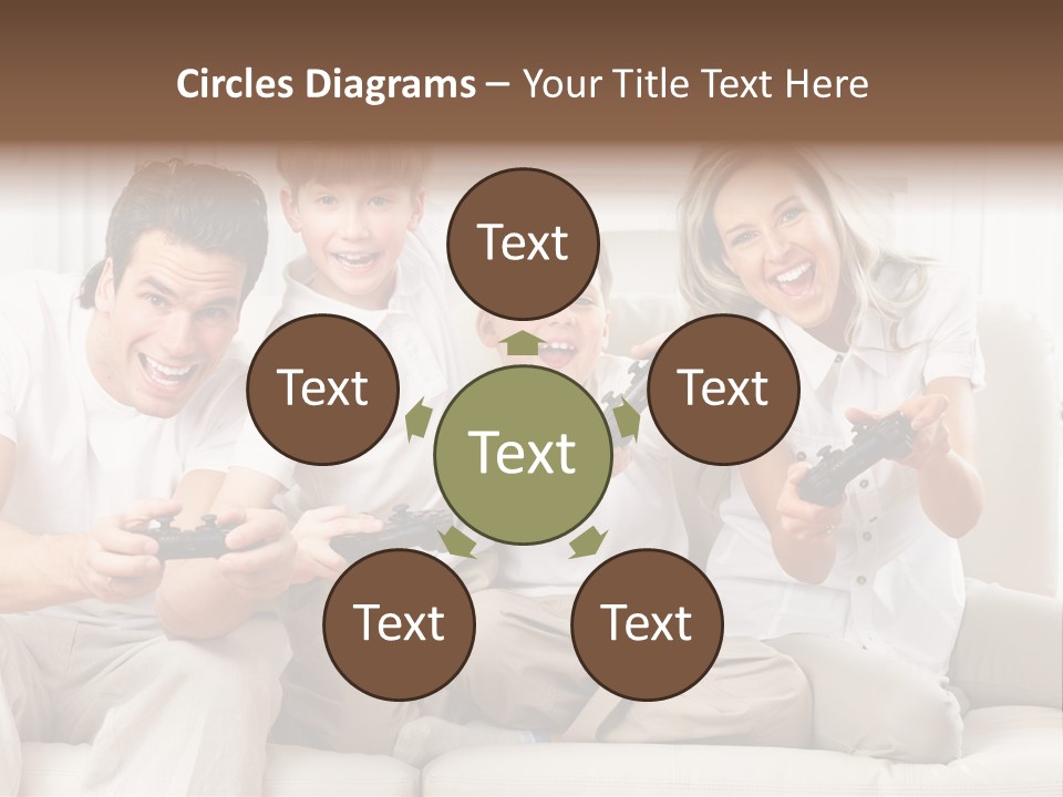 Computer Relationship Woman PowerPoint Template