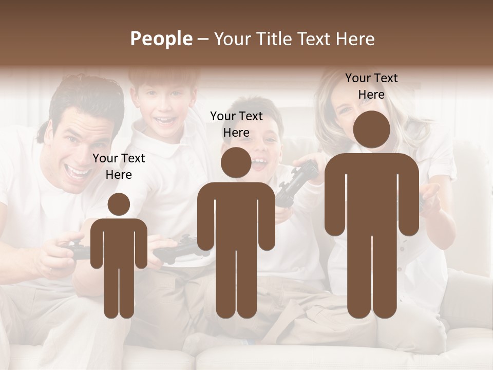 Computer Relationship Woman PowerPoint Template