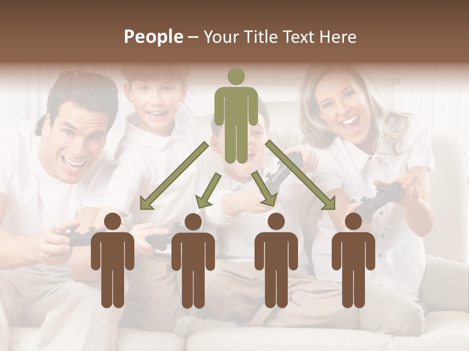 Computer Relationship Woman PowerPoint Template